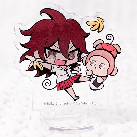 Owari Akane x Monkichi - Danganronpa Sanrio Anime Acrylic Figure Stand