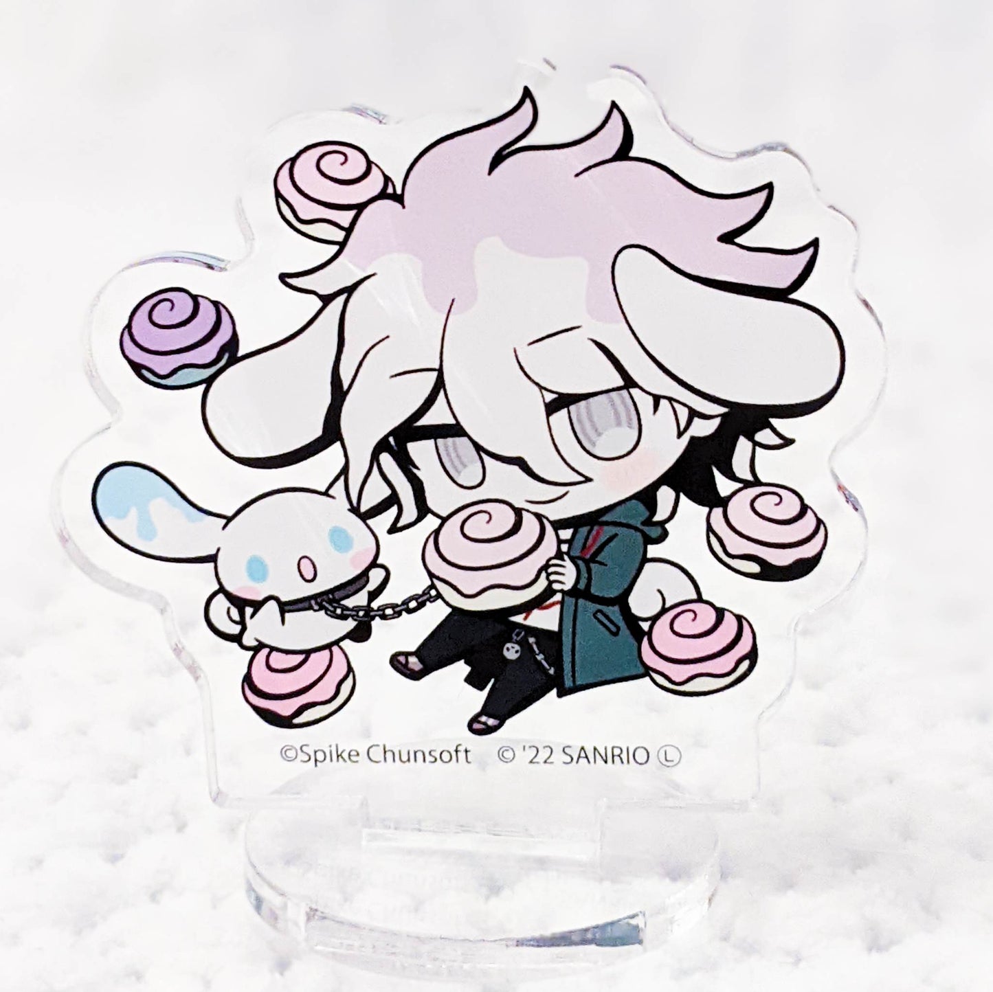 Nagito Komaeda x Cinnamoroll - Danganronpa Sanrio Anime Acrylic Figure Stand