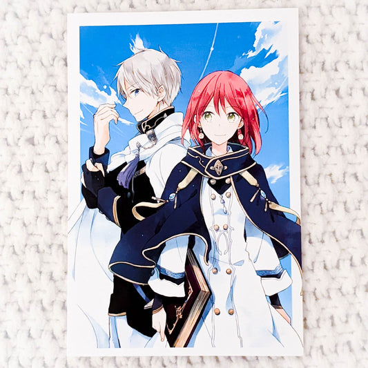 Shirayuki & Zen Wisteria - Snow White with the Red Hair Manga Art Postcard