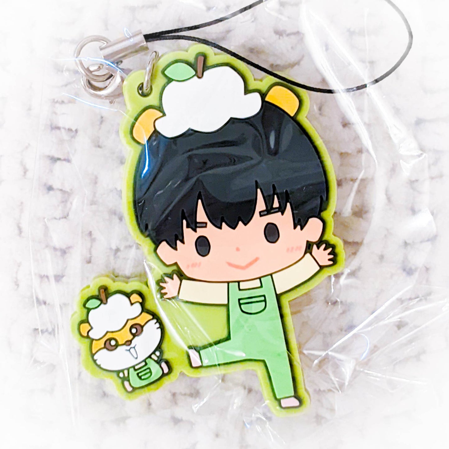 Phichit Chulanont & Corocorokuririn - Yuri!!! On Ice x Sanrio Anime Keychain Rubber Strap