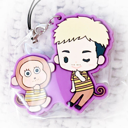 Monkichi & Christophe Giamocetti - Yuri!!! On Ice x Sanrio Anime Keychain Rubber Strap