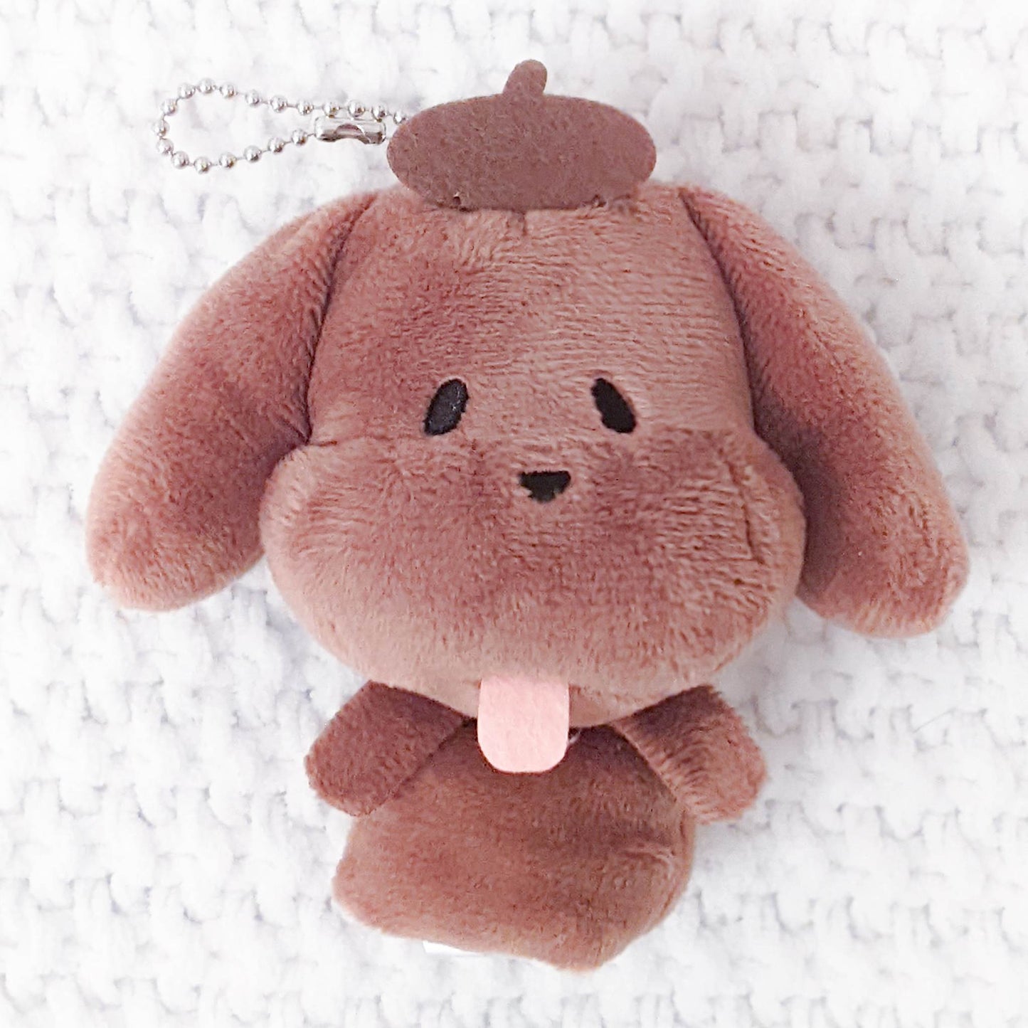 Makkachin - Yuri!!! On Ice x Sanrio Anime Plush Finger Puppet Keychain