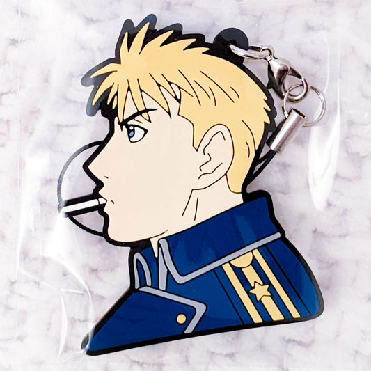 Jean Havoc - Fullmetal Alchemist Brotherhood Anime Keychain Rubber Strap