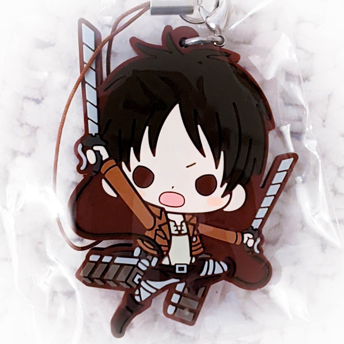 Eren Yeager - Attack on Titan Anime Keychain Rubber Strap