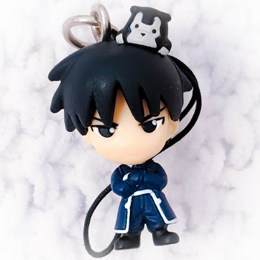 Roy Mustang & Hayate Fullmetal Alchemist Brotherhood Mini Figure Keychain Strap