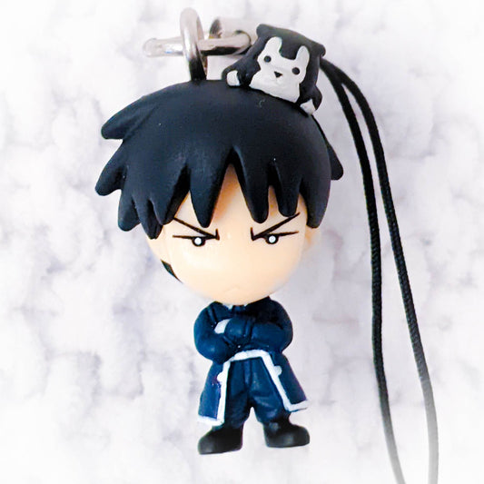 Roy Mustang & Hayate Fullmetal Alchemist Brotherhood Mini Figure Keychain Strap