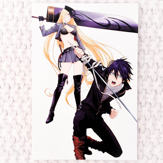 Yato & Bishamon - Noragami Aragato Anime Art Postcard