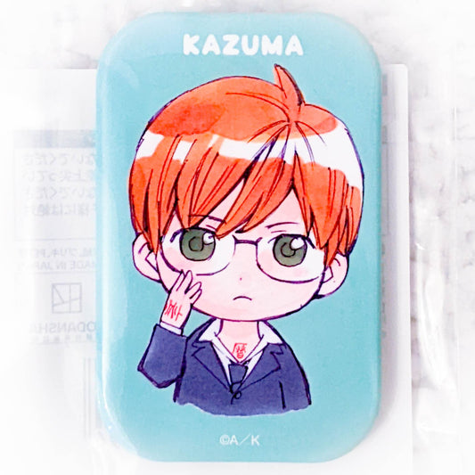 Kazuma - Noragami Anime Chibi Hikido Kuji Square Pin Badge Button