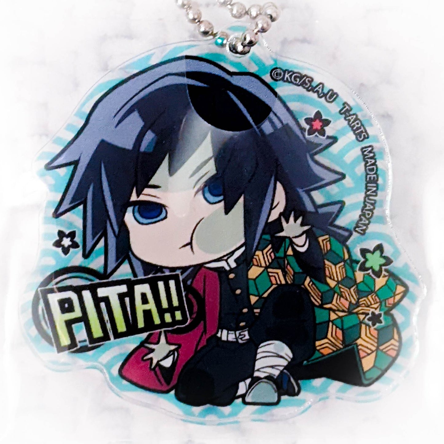 Giyuu Tomioka - Kimetsu no Yaiba Demon Slayer Anime Pita Acrylic Keychain
