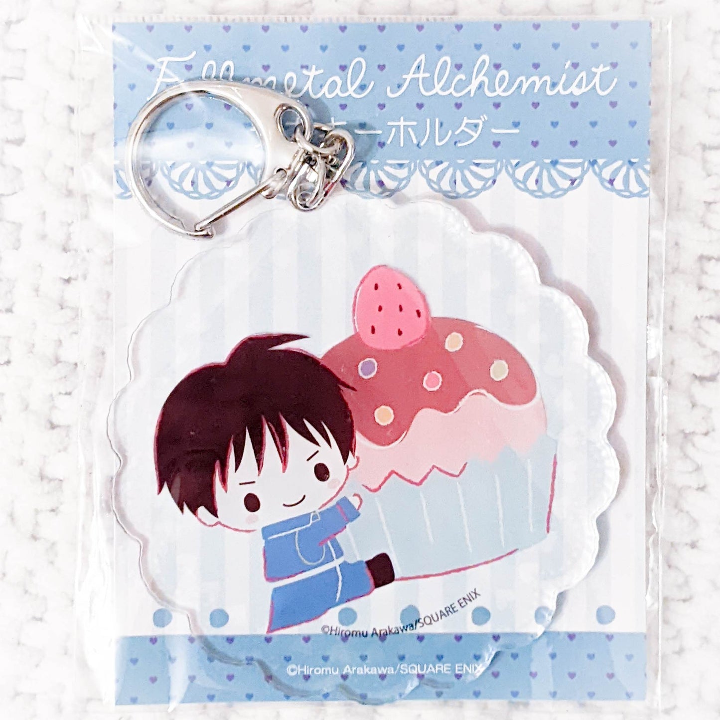 Roy Mustang - Fullmetal Alchemist x Sanrio Anime Cupcake Acrylic Keychain