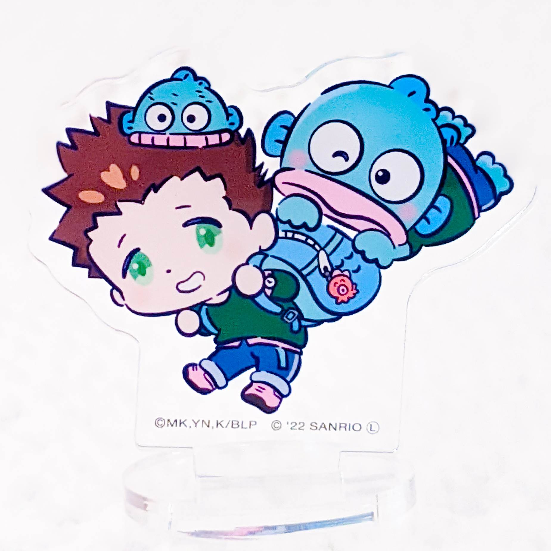 Aoshi Tokimitsu & Hangyodon - BLUELOCK x Sanrio Blue Lock Anime Acrylic  Stand