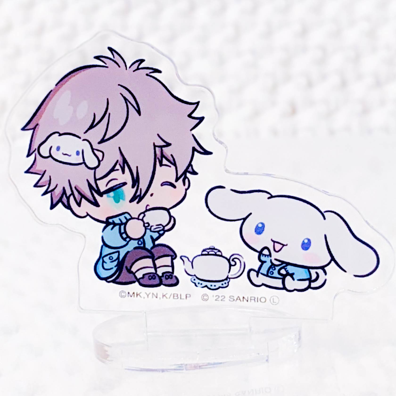 Aoshi Tokimitsu & Hangyodon - BLUELOCK x Sanrio Blue Lock Anime Acrylic  Stand