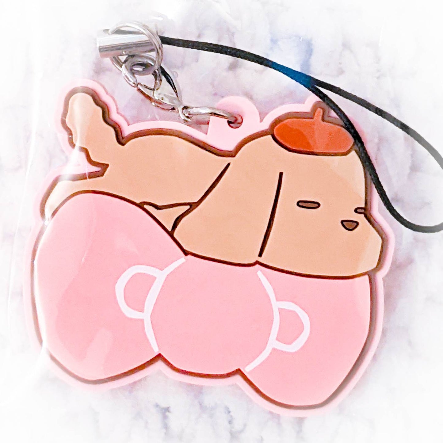 Makkachin - Yuri!!! On Ice x Sanrio Anime Keychain Rubber Strap