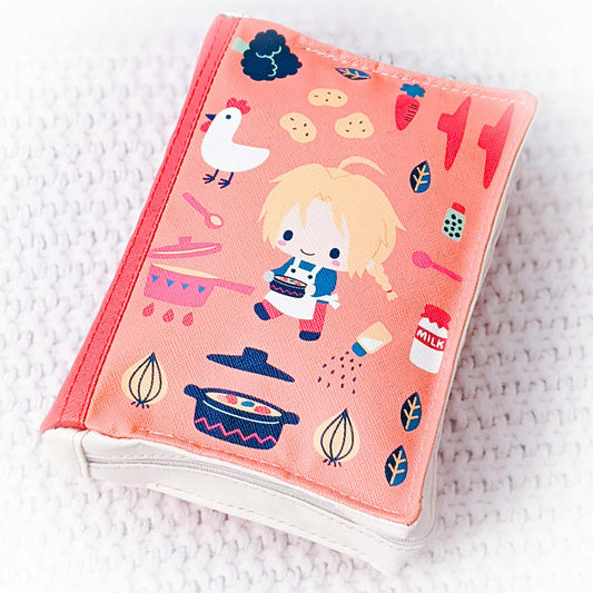 Edward Elric - Fullmetal Alchemist x Sanrio Anime Cook Book Zipper Pouch