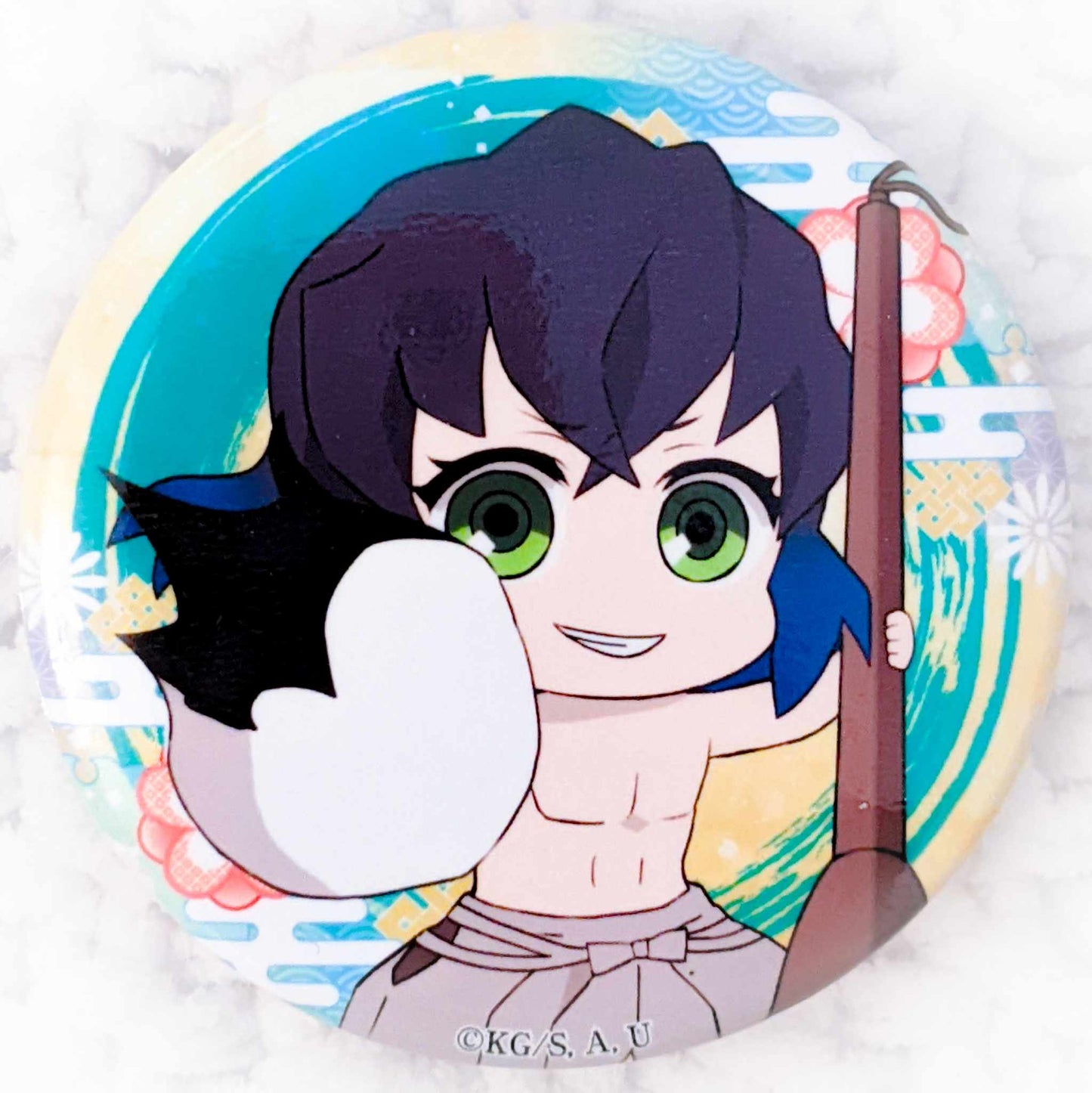 Inosuke Hashibira - Demon Slayer Kimetsu no Yaiba Pin Badge Button