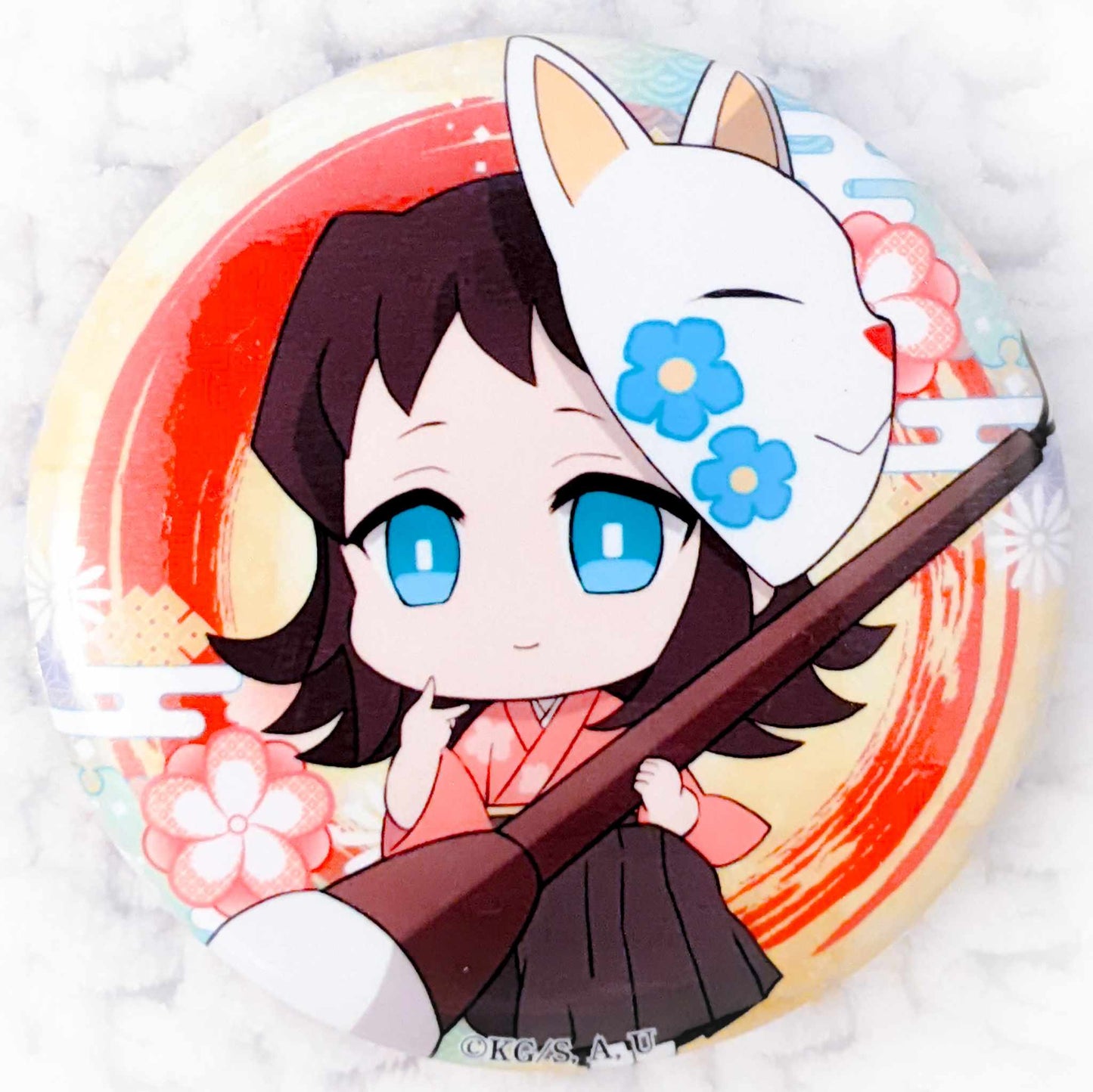 Makomo - Demon Slayer Kimetsu no Yaiba Pin Badge Button