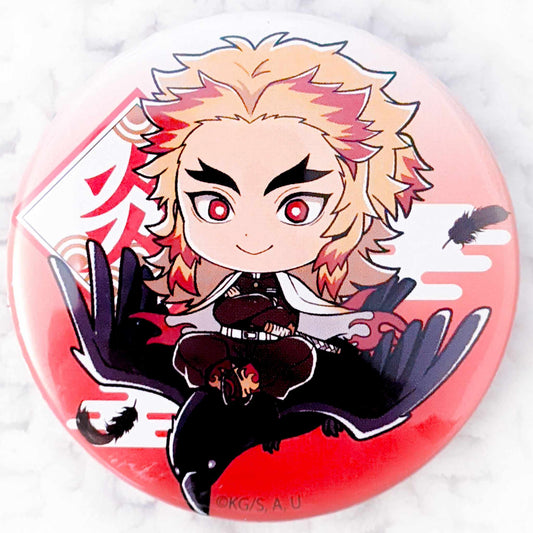 Kyojuro Rengoku - Demon Slayer Kimetsu no Yaiba Crow Pin Badge Button