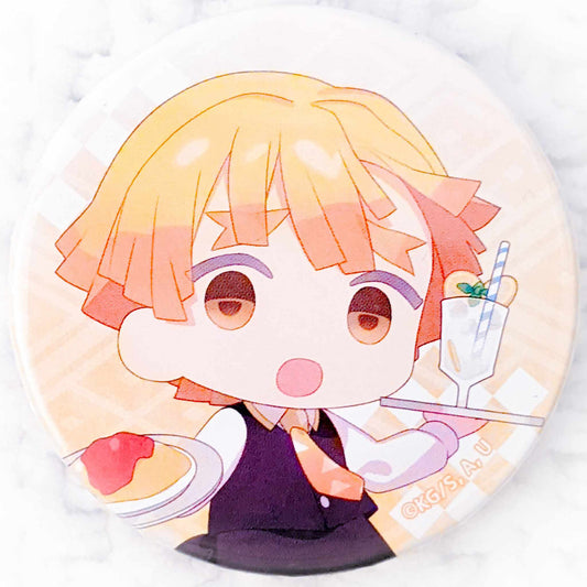 Zenitsu Agatsuma - Demon Slayer Kimetsu no Yaiba x Sweets Paradise Cafe Pin Badge Button