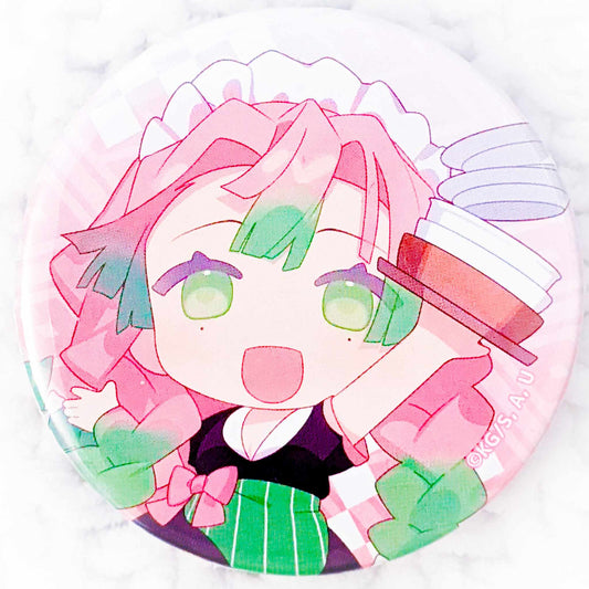 Mitsuri Kanroji - Demon Slayer Kimetsu no Yaiba x Sweets Paradise Cafe Pin Badge Button
