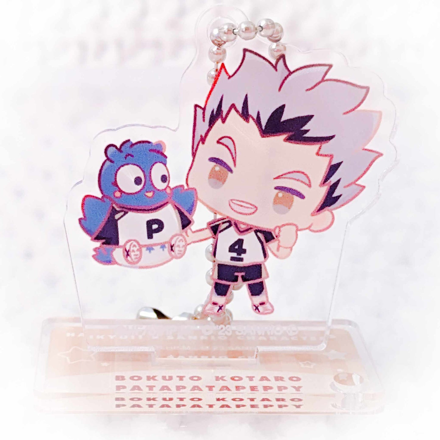Kotaro Bokuto & Patapatapeppy - Haikyuu x Sanrio Anime Collaboration Acrylic Keychain Stand