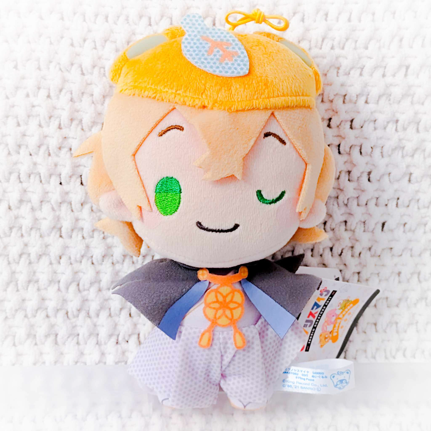 Gentaro Yumeno x Pokopon - Hypnosis Mic x Sanrio Collab Anime Chibi Plush Strap