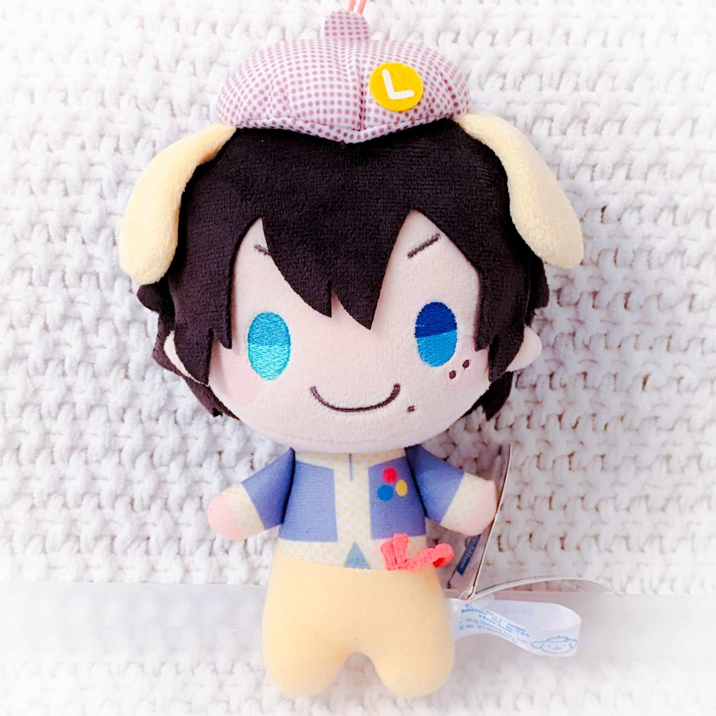 Saburo Yamada x Pompompurin - Hypnosis Mic x Sanrio Collab Anime Chibi Plush Strap
