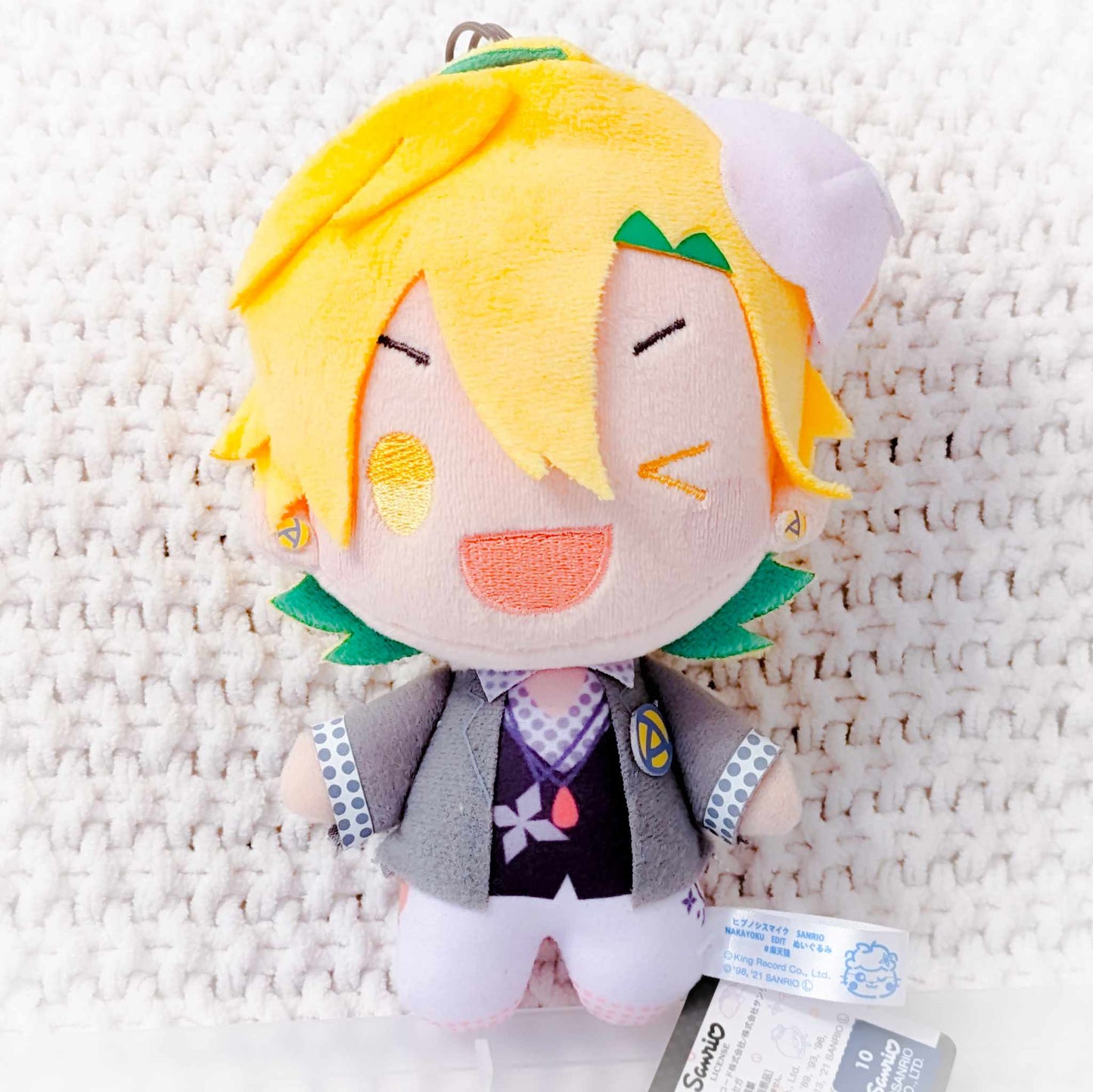 Hifumi Izanami x Corocorokuririn - Hypnosis Mic x Sanrio Collab Anime Chibi Plush Strap