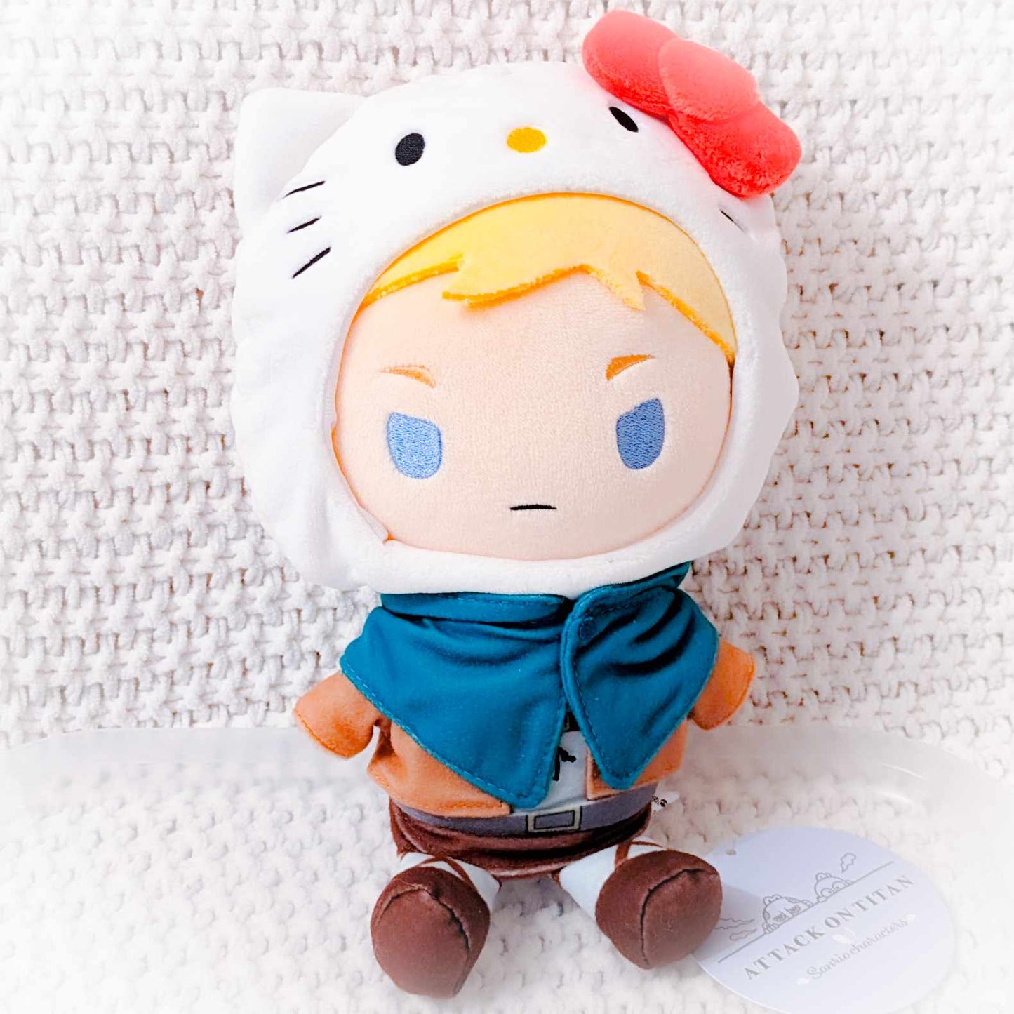 Erwin Smith x Hello Kitty - Attack on Titan x Sanrio Collab Munyugurumi Plush