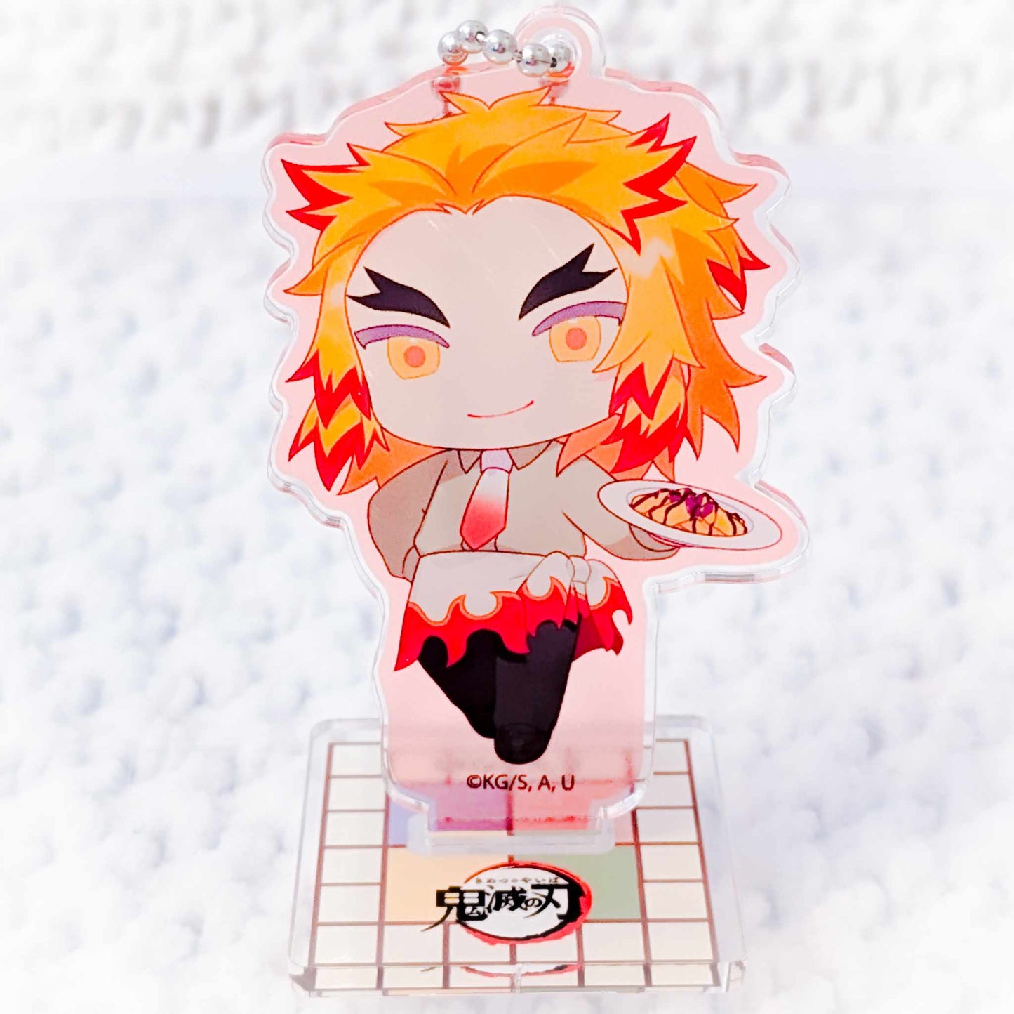 Kyojuro Rengoku - Demon Slayer Kimetsu no Yaiba x Sweets Paradise Cafe Acrylic Keychain Stand