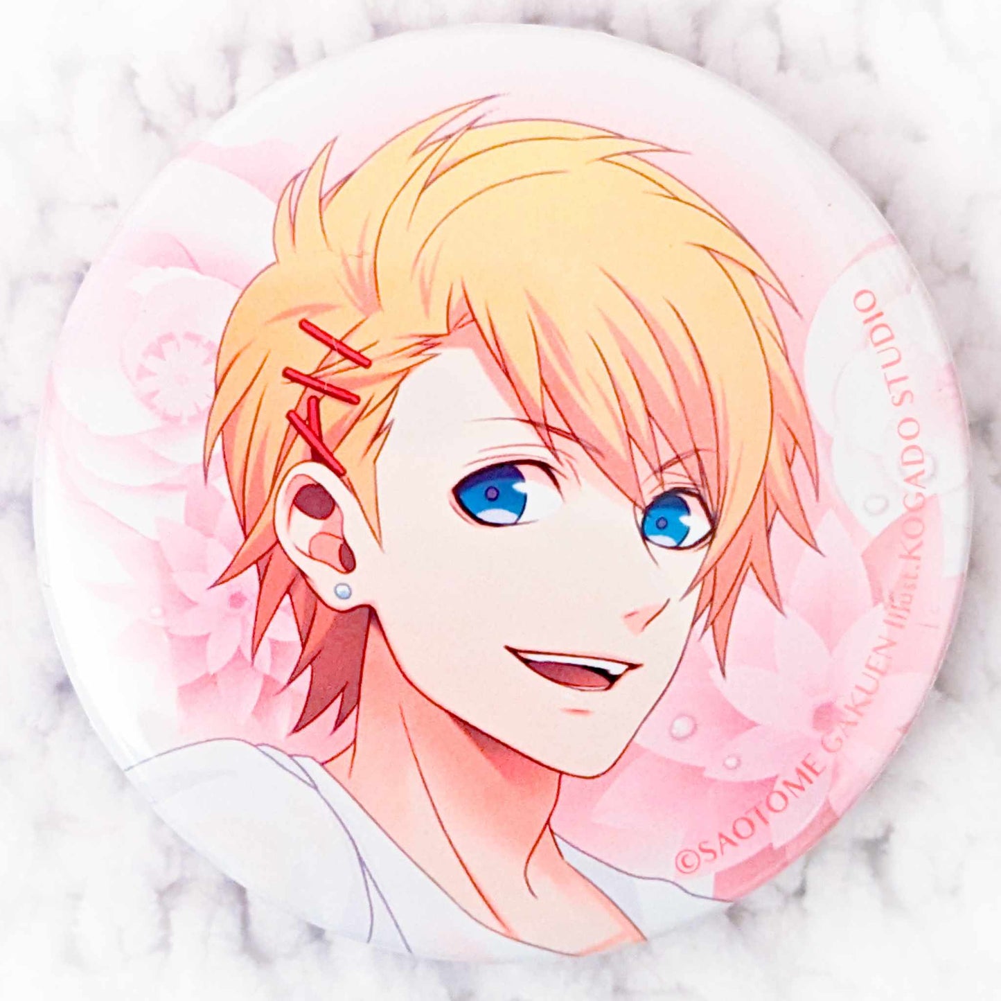 Syo Kurusu - Uta no ☆ Prince Sama ♪ Flower Pin Badge Button