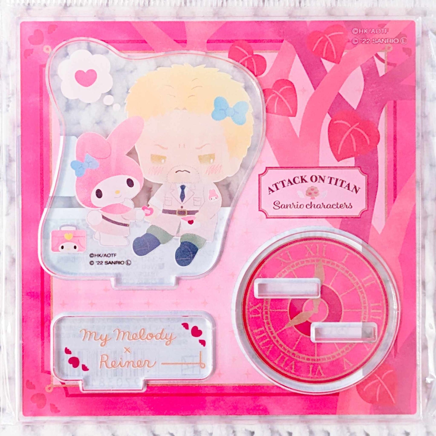 Reiner Braun x My Melody - Attack on Titan x Sanrio Collab Anime Acrylic Stand