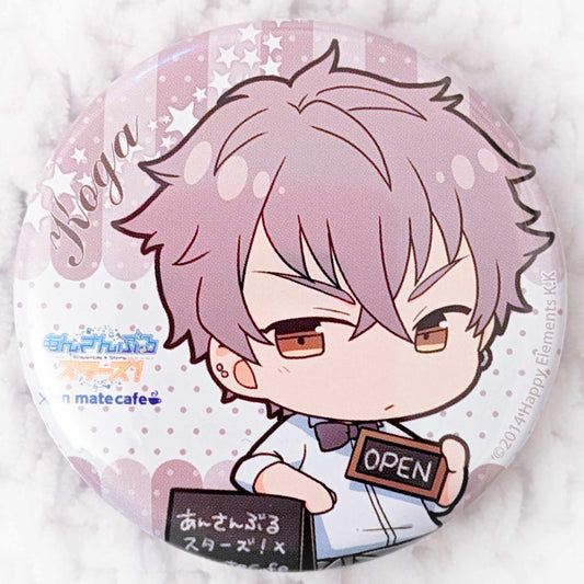 Koga Oogami - Ensemble Stars! UNDEAD Anime Animate Cafe Pin Badge Button