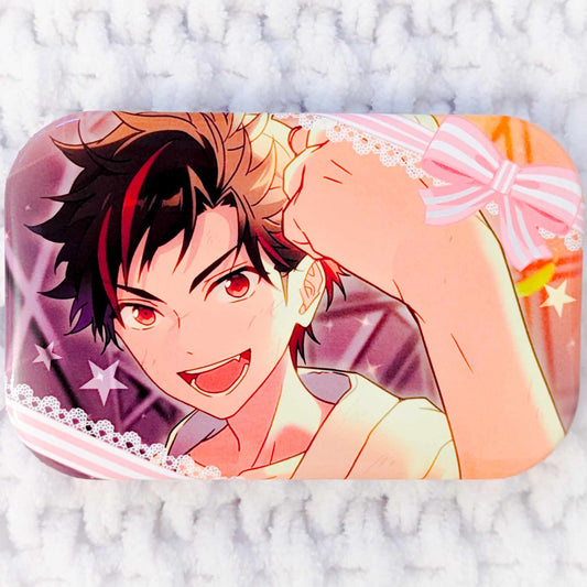 Tetora Nagumo - Ensemble Stars! RYUSEITAI Anime Square Pin Badge Button