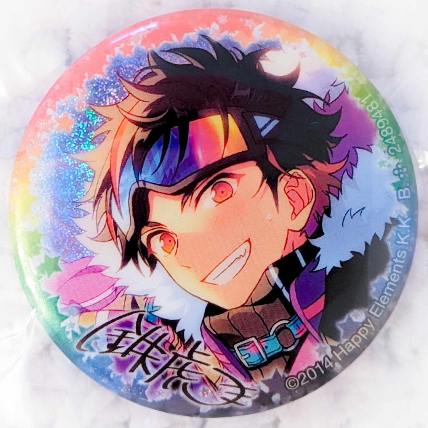 Tetora Nagumo - Ensemble Stars! RYUSEITAI Anime Glitter Pin Badge Button