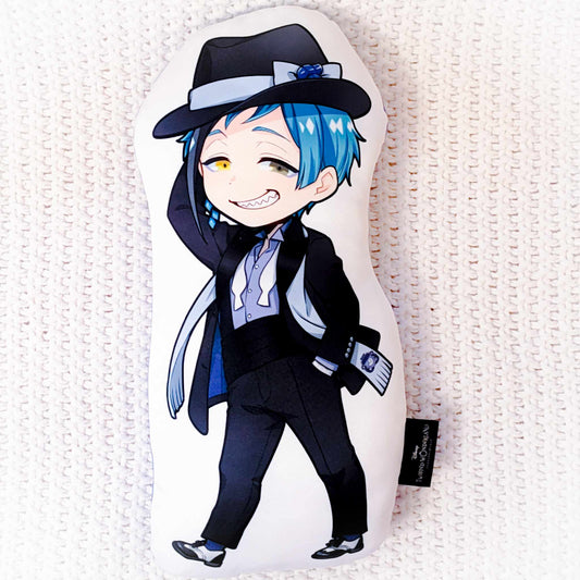 Floyd Leech - Disney Twisted Wonderland Anime Diecut Chibi Pillow Cushion