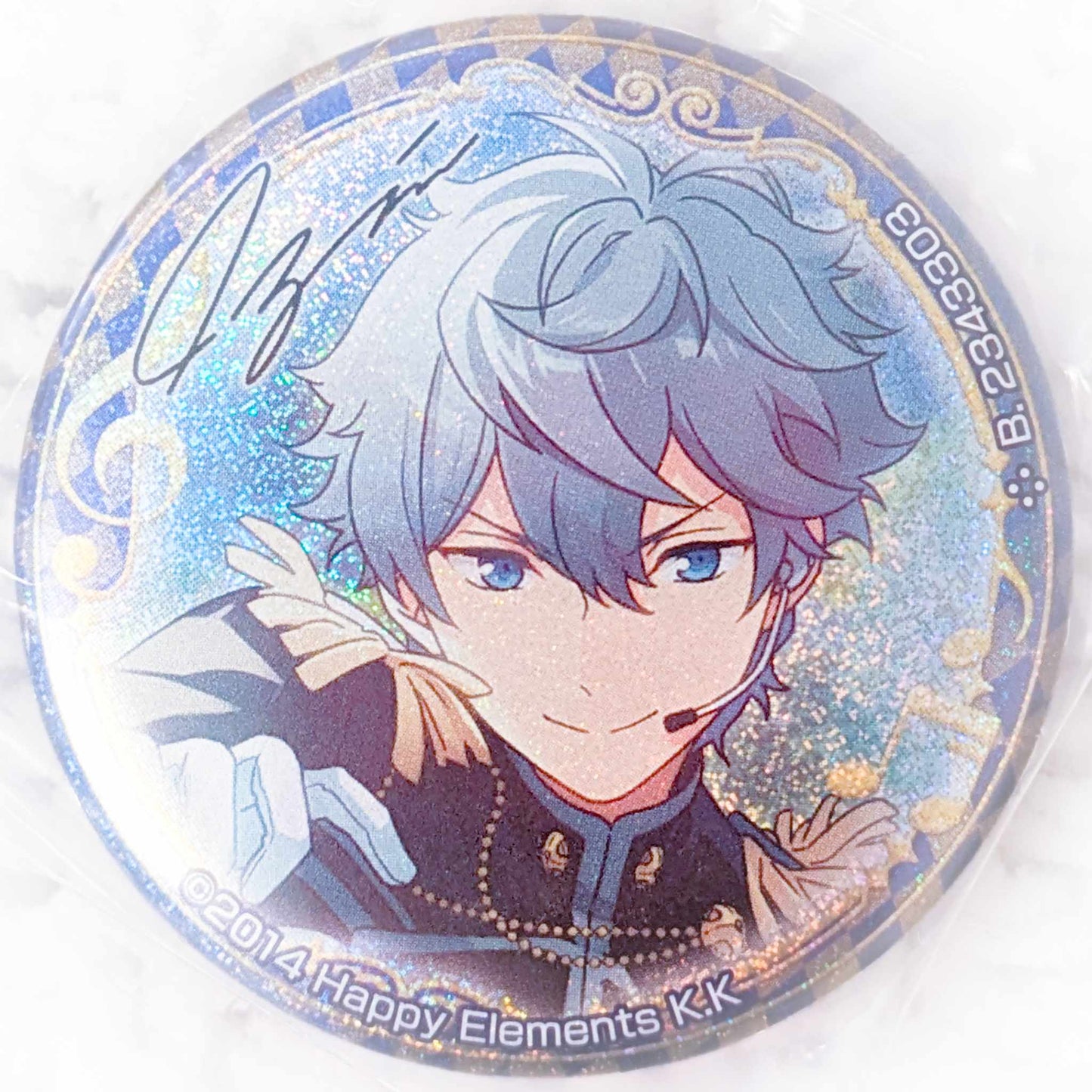 Izumi Sena - Ensemble Stars! Knights Anime Glitter Pin Badge Button