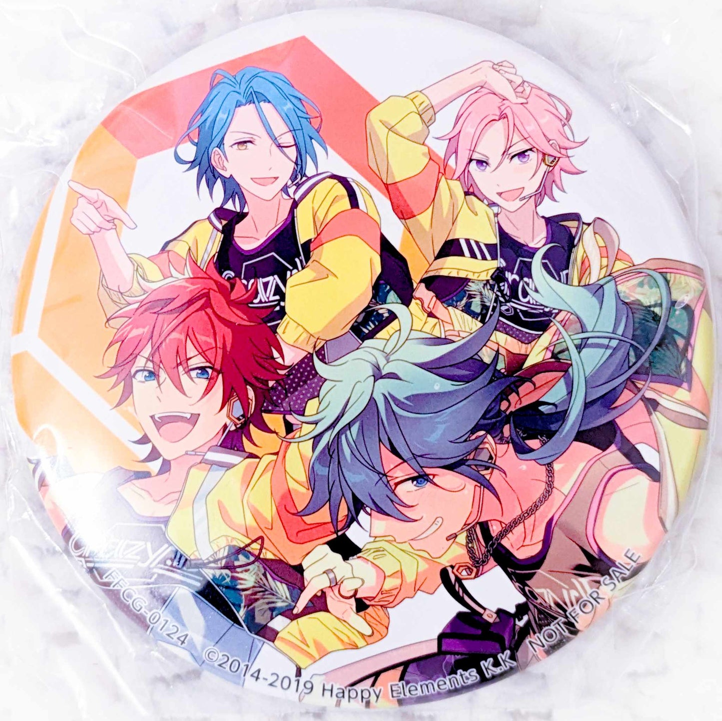 Unit: Crazy:B - Ensemble Stars! Anime Big Pin Badge Button