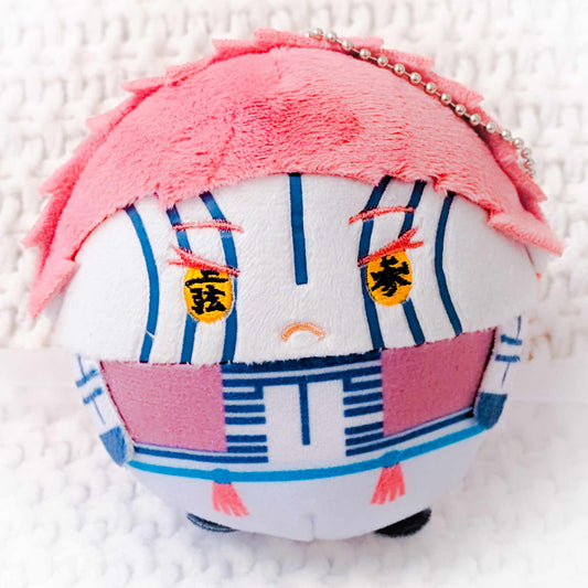 Akaza - Demon Slayer Kimetsu no Yaiba Fuwakororin Plush Keychain