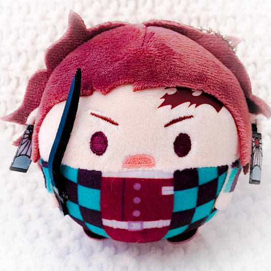 Tanjiro Kamado - Demon Slayer Kimetsu no Yaiba Fuwakororin Plush Keychain