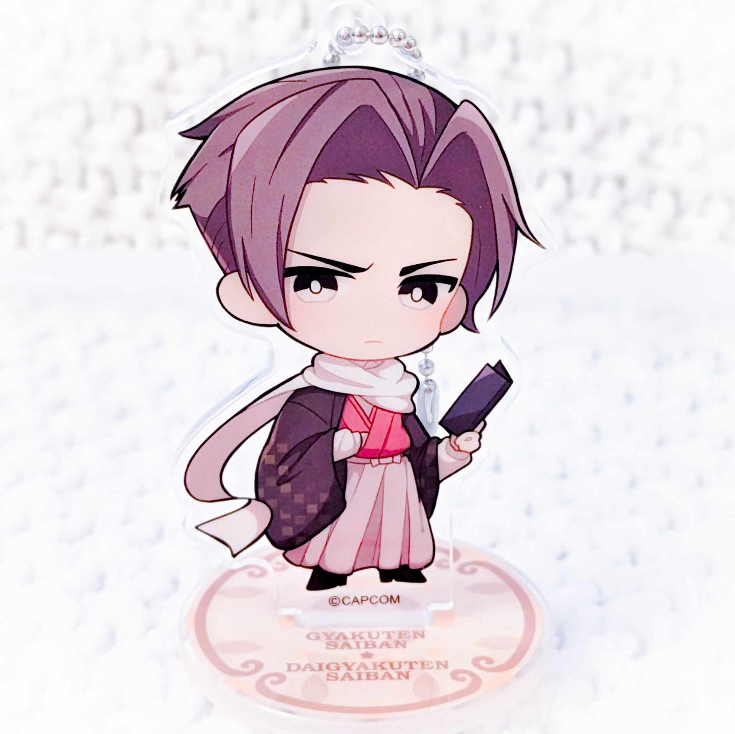 Miles Edgeworth - Ace Attorney Capcom Cafe Acrylic Keychain Stand