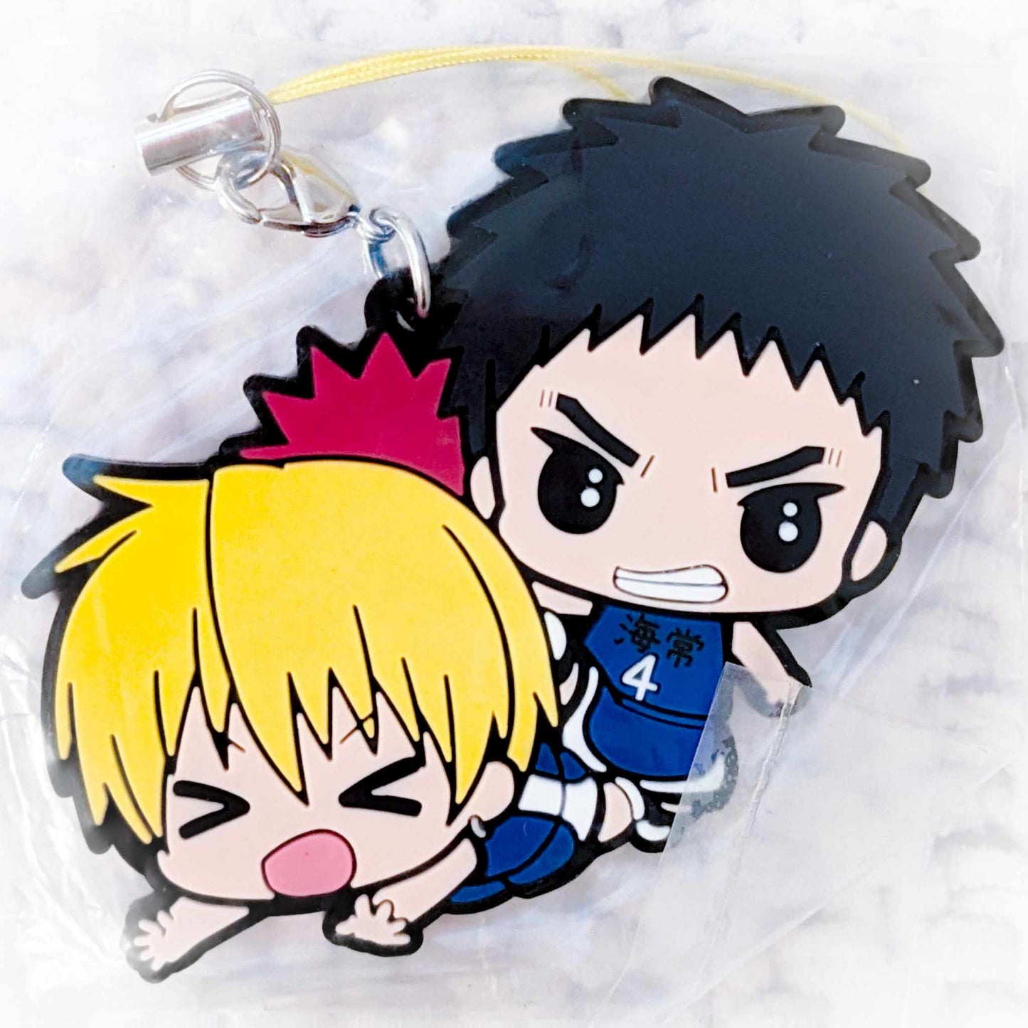 Ryota Kise & Yukio Kasamatsu - Kuroko's Basketball Anime Chibi Rubber Strap