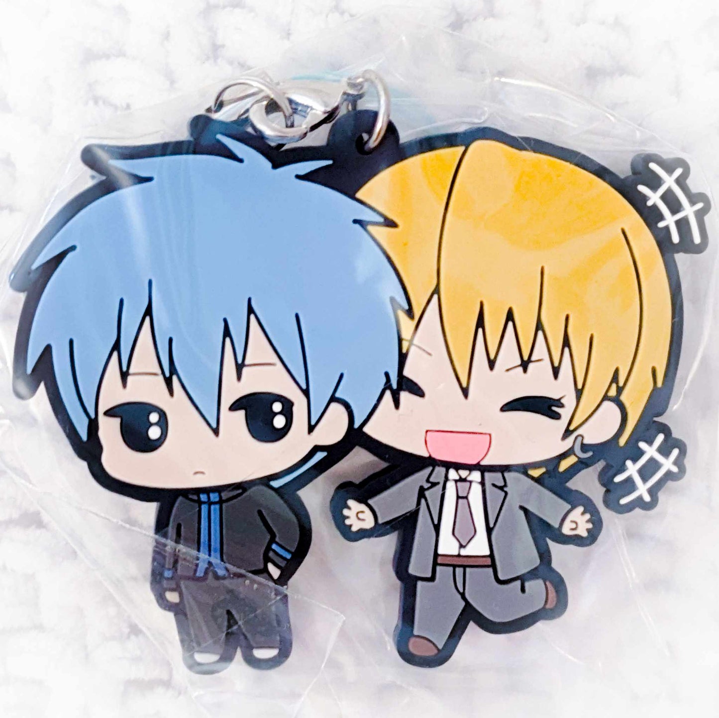 Tetsuya Kuroko & Ryota Kise - Kuroko's Basketball Anime Chibi Rubber Strap