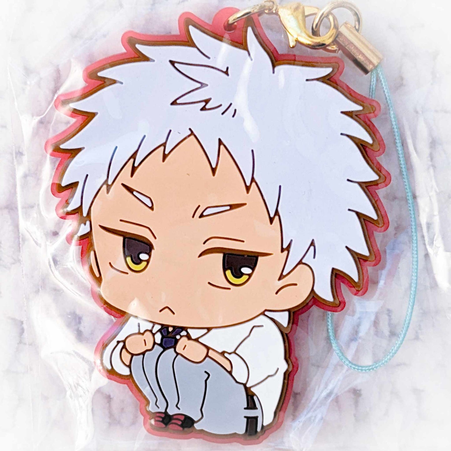 Shunsuke Yoshino - Sanrio Boys Danshi Anime Chibi Keychain Rubber Strap