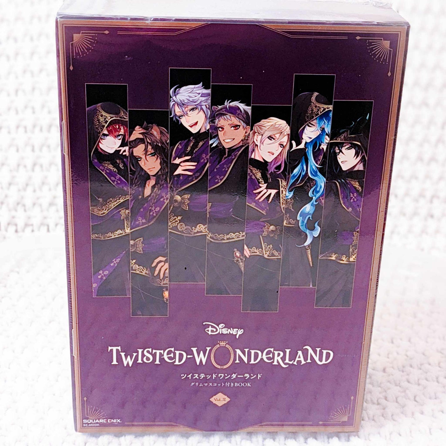 Grim - Disney Twisted Wonderland Anime Plush Doll & Book