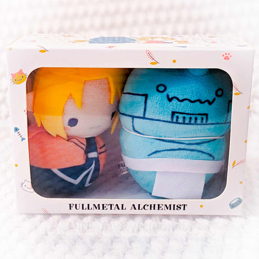 Edward & Alphonse Elric - Fullmetal Alchemist x Sanrio Anime Round Bean Plush Set