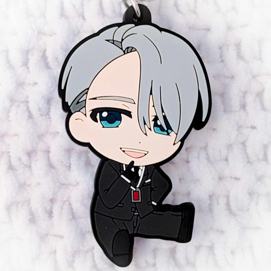 Victor Nikiforov - Yuri!!! On Ice Anime Chibi Keychain Rubber Strap