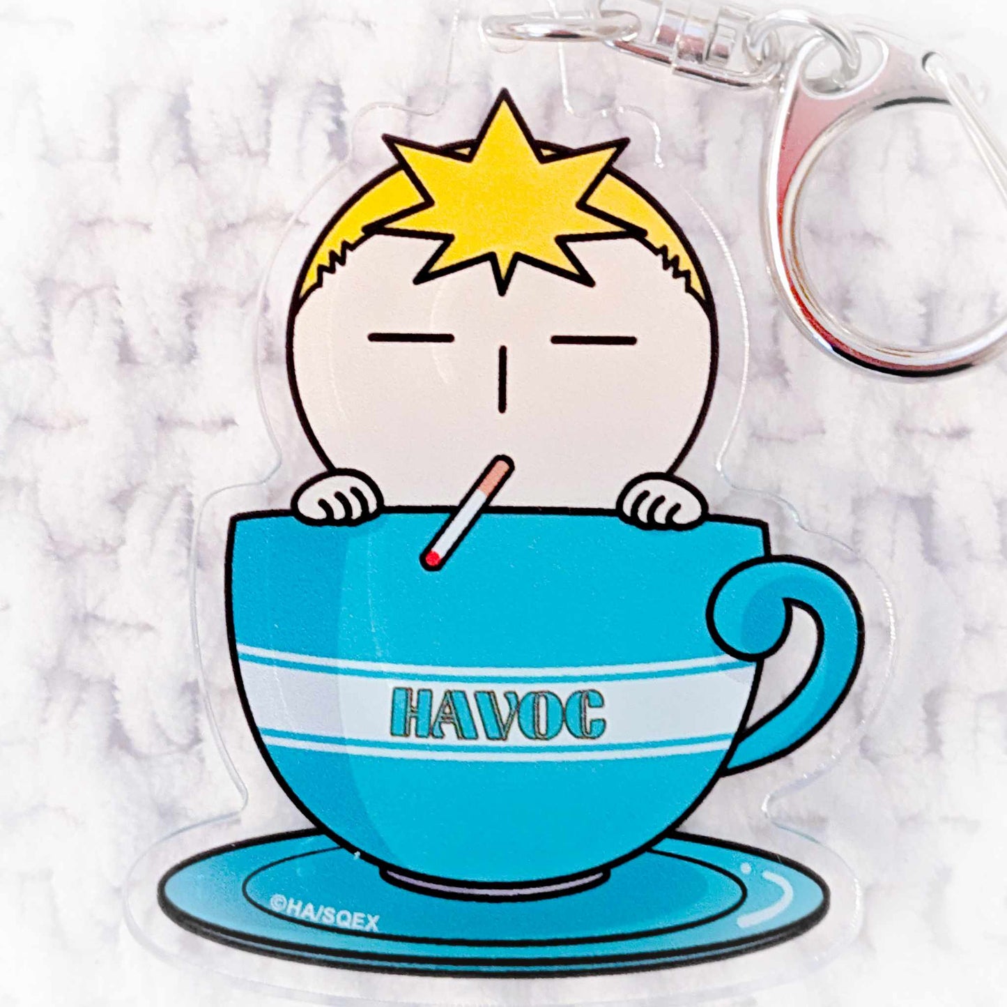 Jean Havoc - Fullmetal Alchemist 20th Anniversary x Square Enix Cafe Acrylic Keychain