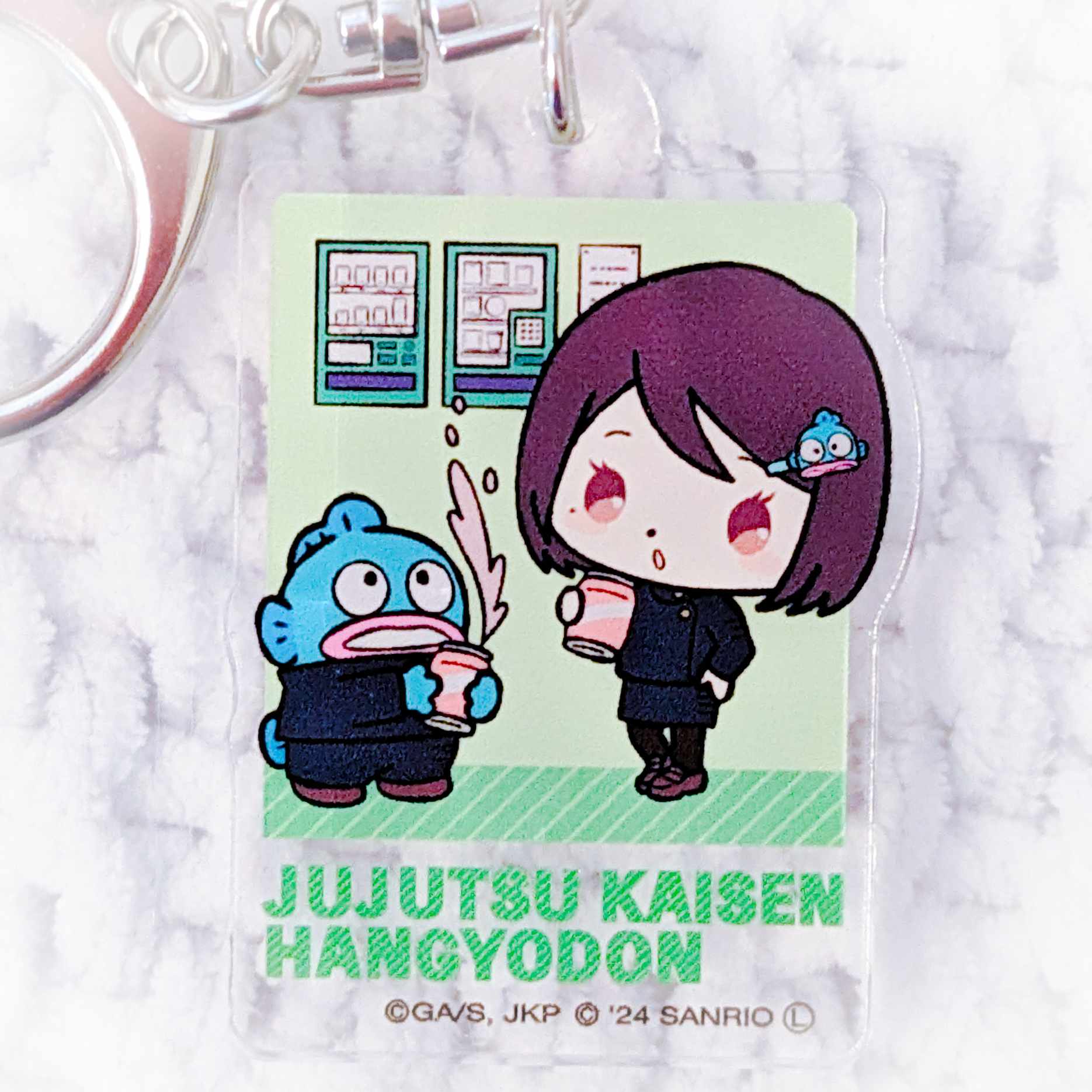 Shoko Ieiri x Hangyodon - Jujutsu Kaisen x Sanrio Anime Acrylic Keycha –  Miokii Shop