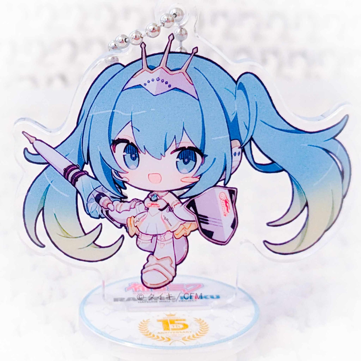 Hatsune Miku - Vocaloid Racing Miku GT Project (2015 ver.) Acrylic Keychain Stand
