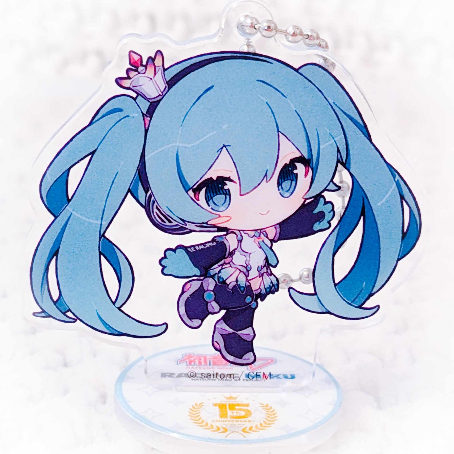 Hatsune Miku - Vocaloid Racing Miku GT Project (2013 ver.) Acrylic Keychain Stand